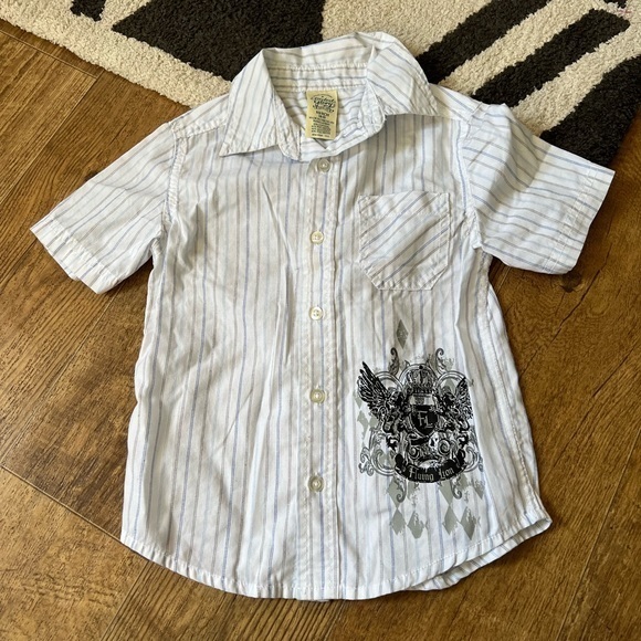 Faded Glory short sleeve button down shirt - Picture 2 of 7